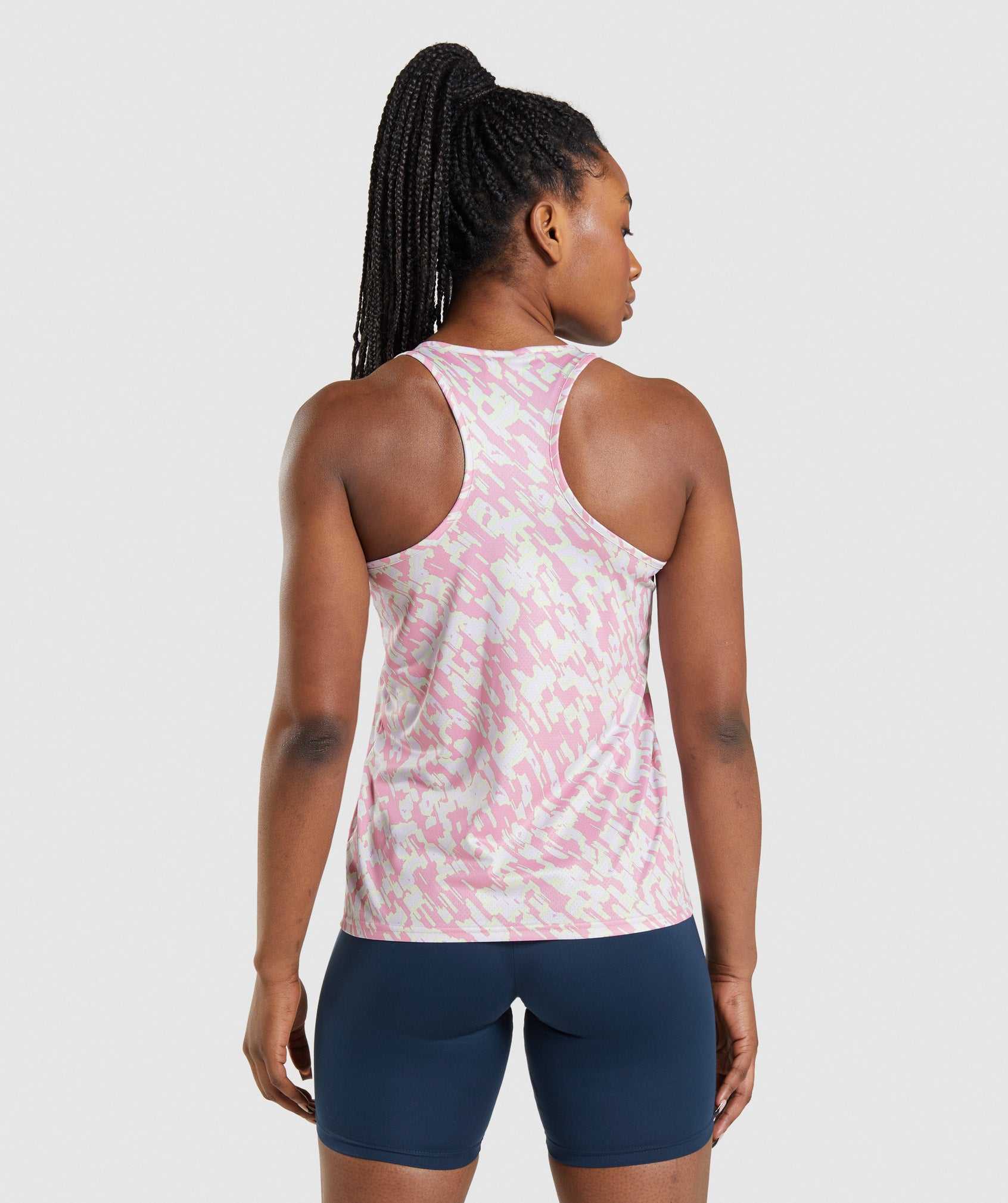 Gymshark Training Tanktop Roze | ZAHN20783