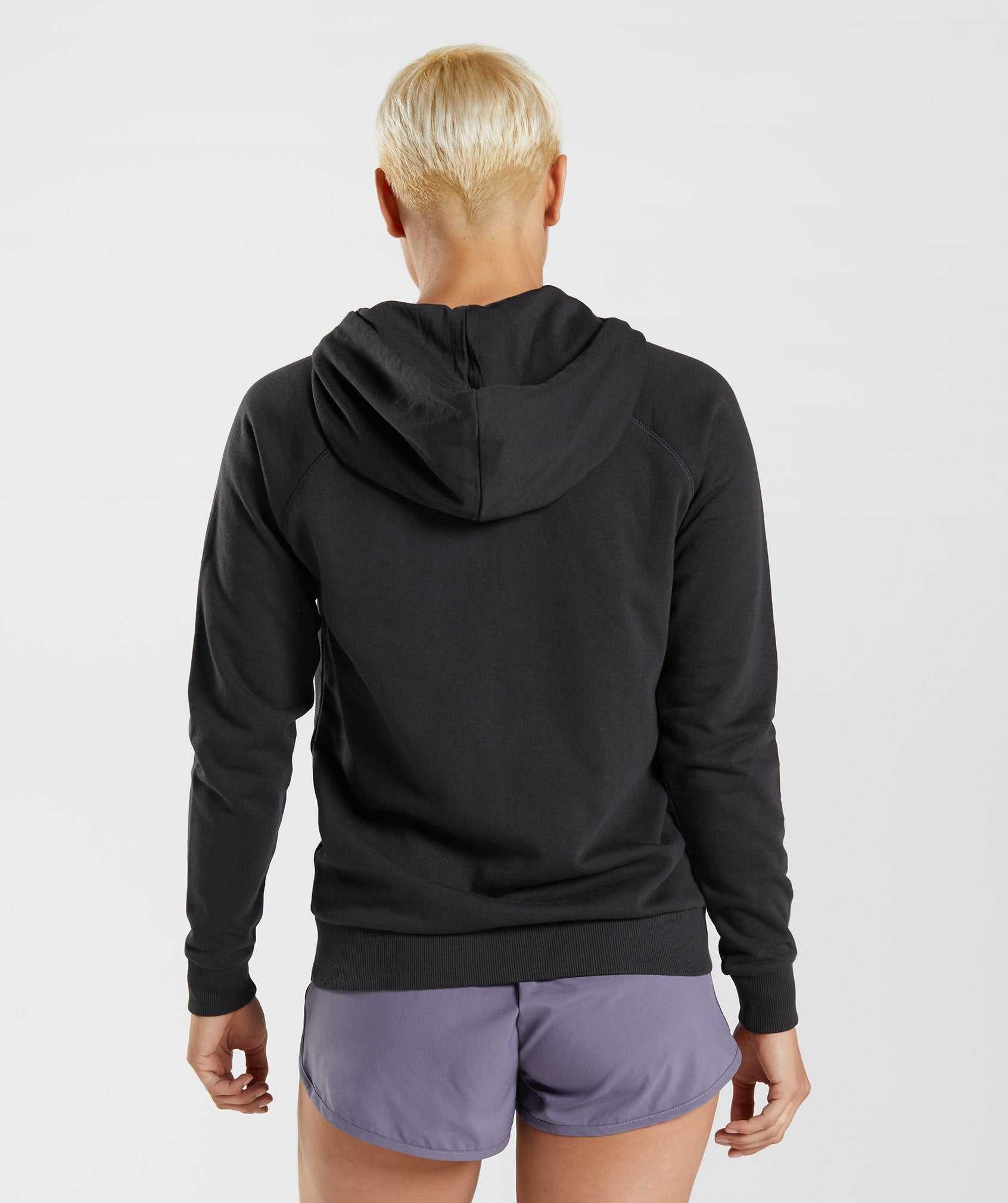 Gymshark Training Zip Hoodie Zwart | VGBP01928