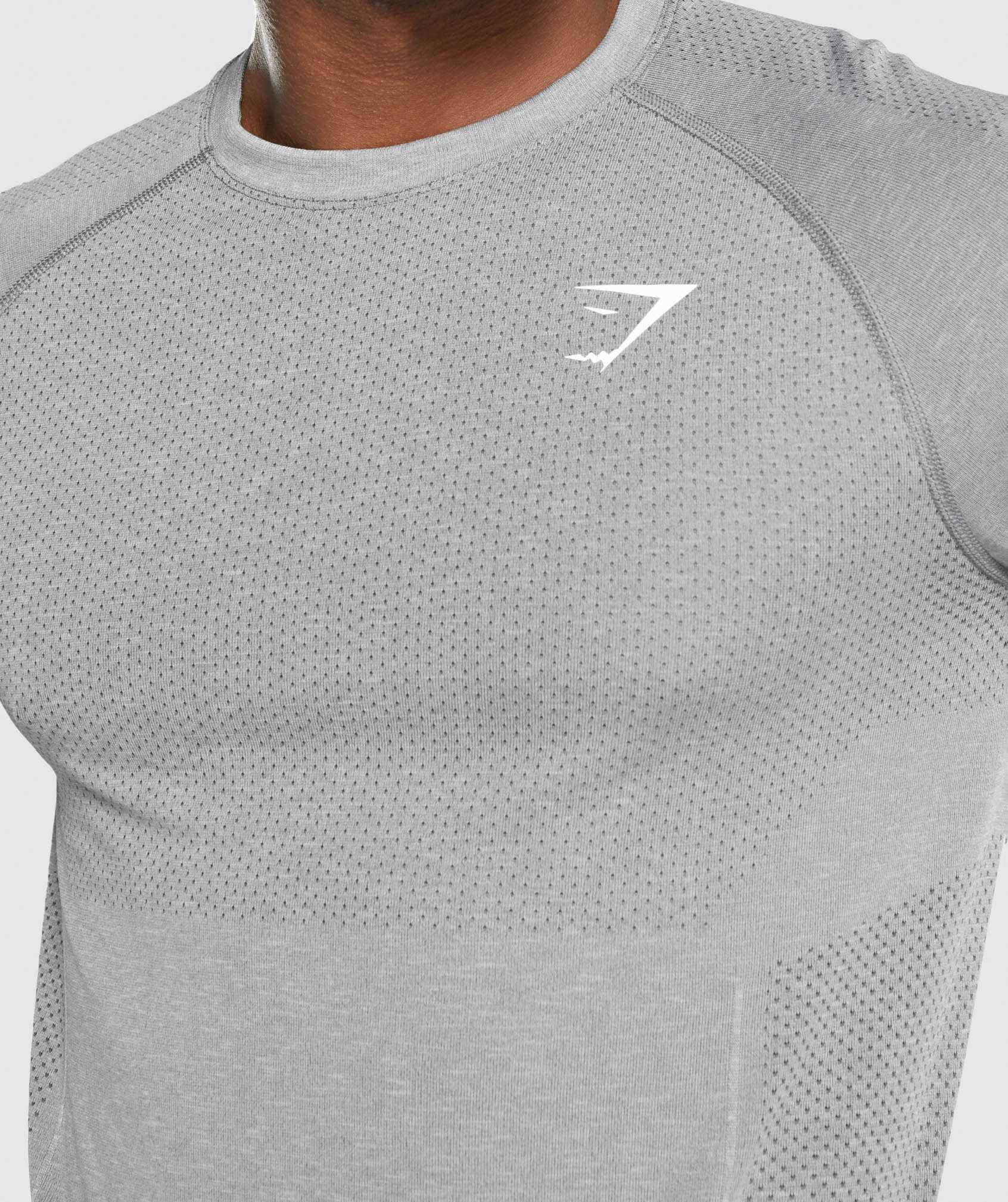 Gymshark Vital Light Seamless Long Sleeve T-shirts Grijs | MIKT15096