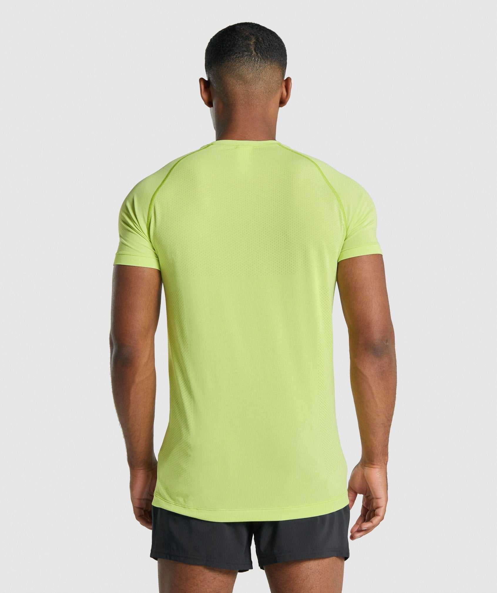 Gymshark Vital Light Seamless T-shirts Geel | KLQX89074