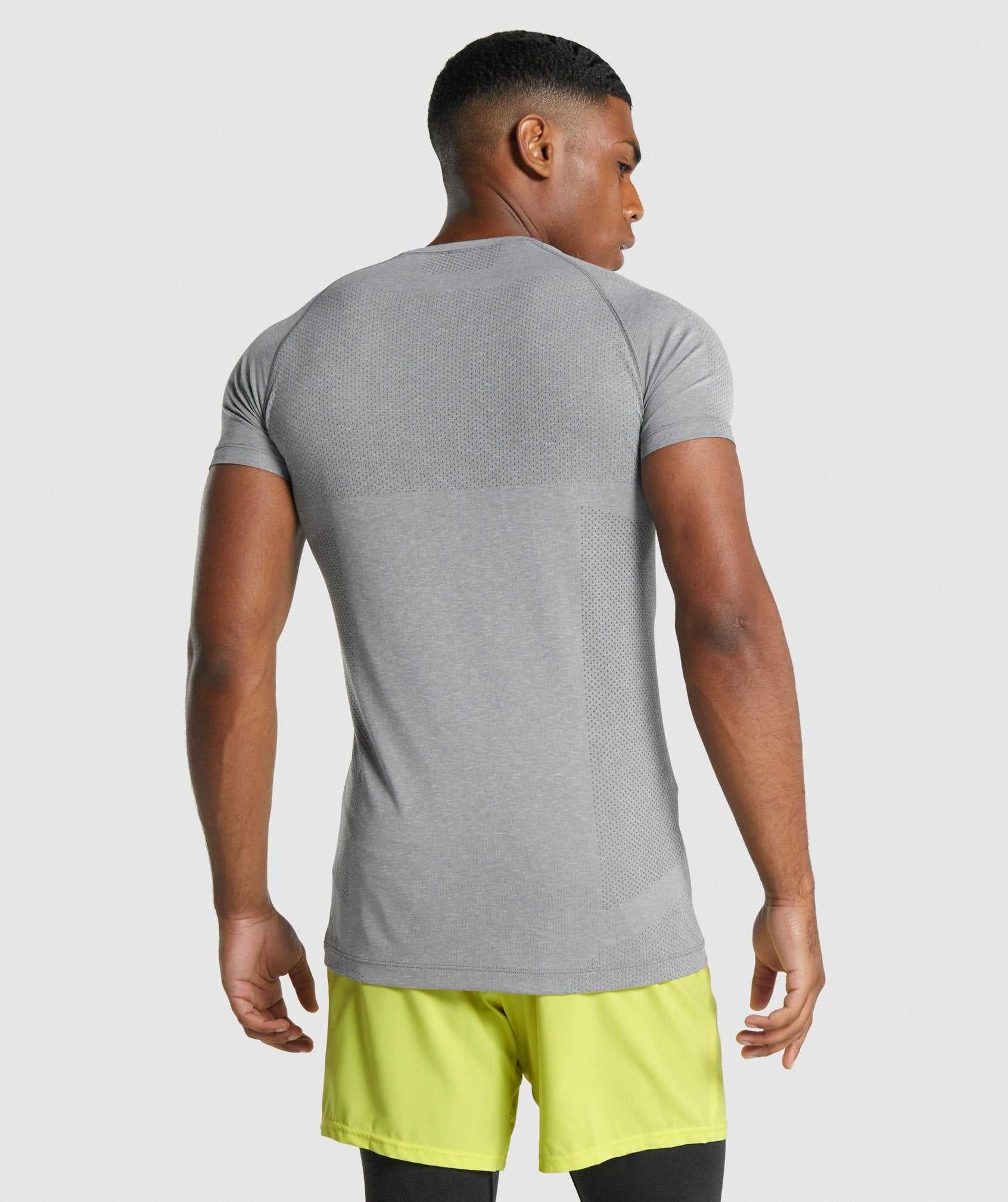 Gymshark Vital Light Seamless T-shirts Grijs | OWGU51640