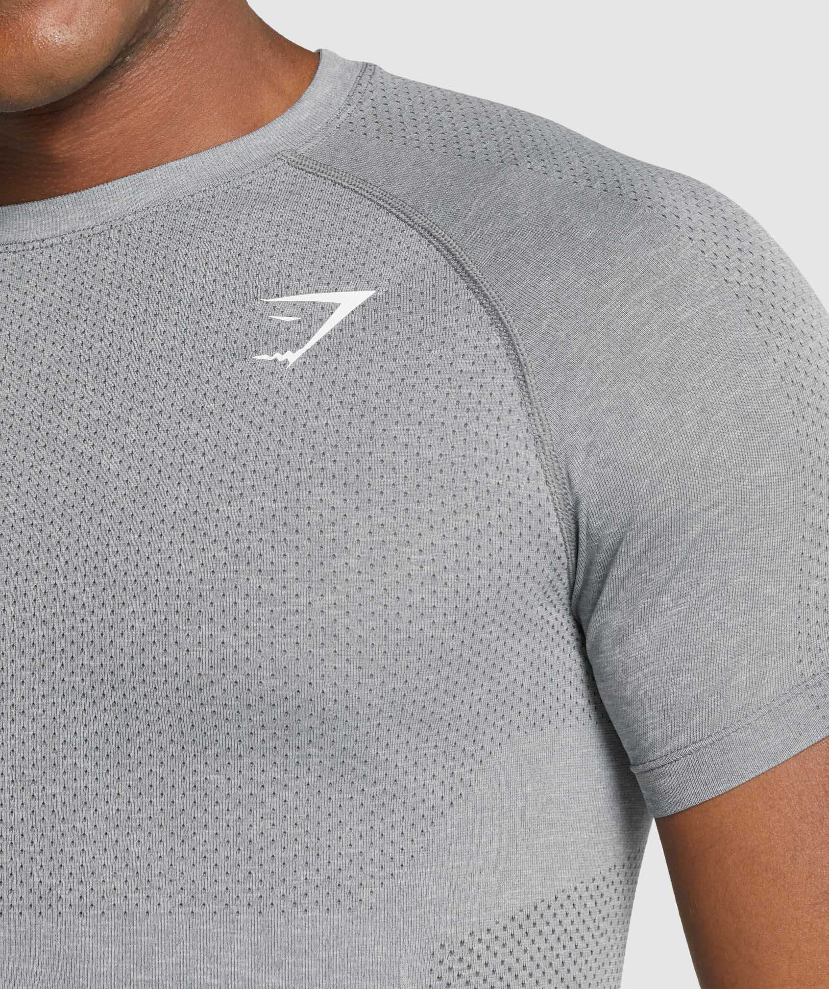 Gymshark Vital Light Seamless T-shirts Grijs | OWGU51640