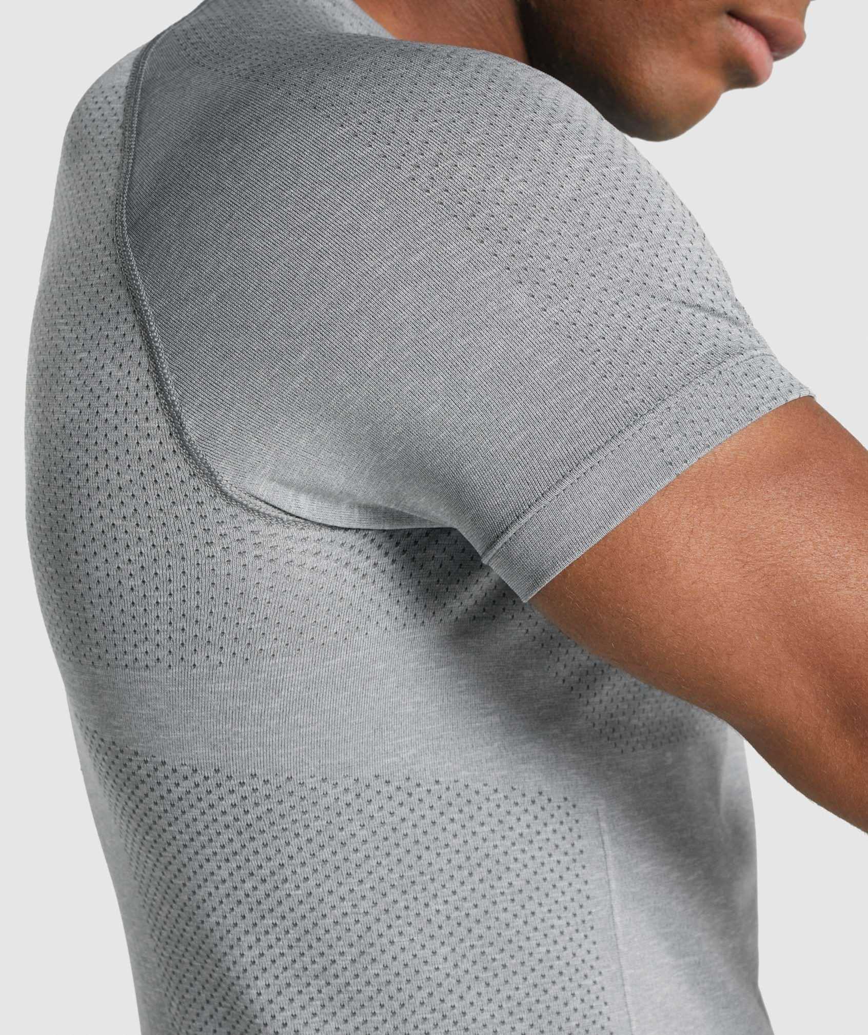 Gymshark Vital Light Seamless T-shirts Grijs | OWGU51640