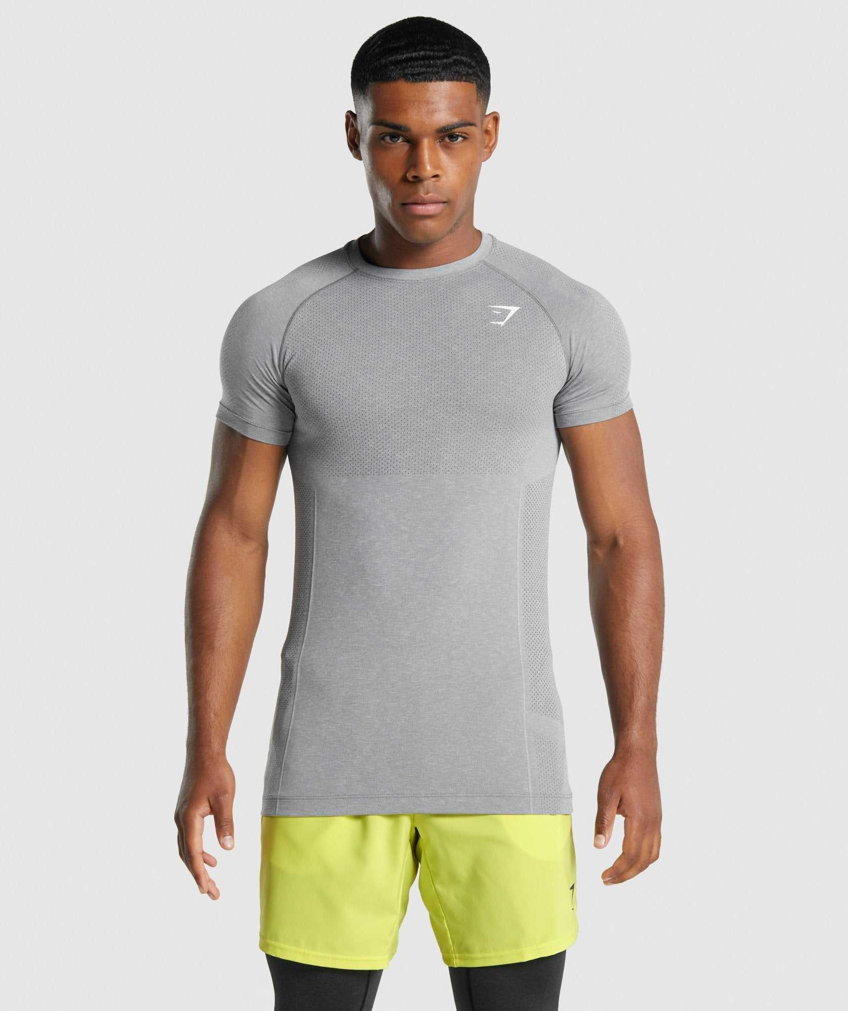 Gymshark Vital Light Seamless T-shirts Grijs | OWGU51640