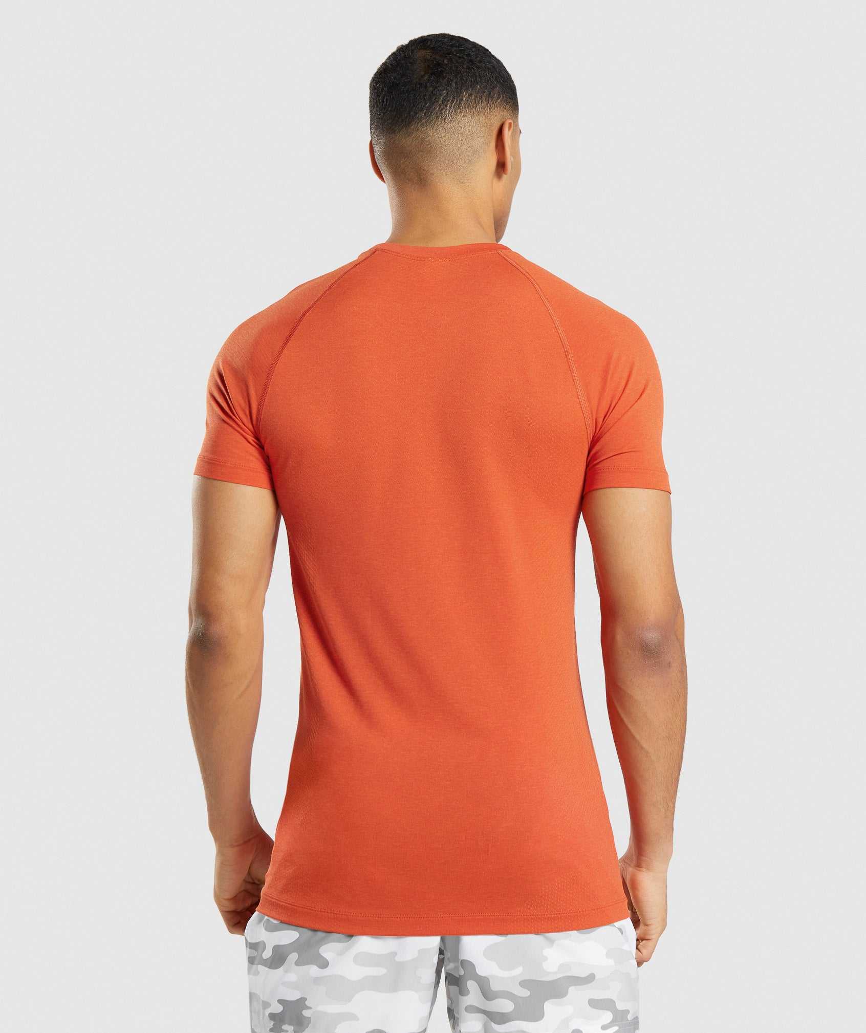 Gymshark Vital Light Seamless T-shirts Oranje | DNHL24653