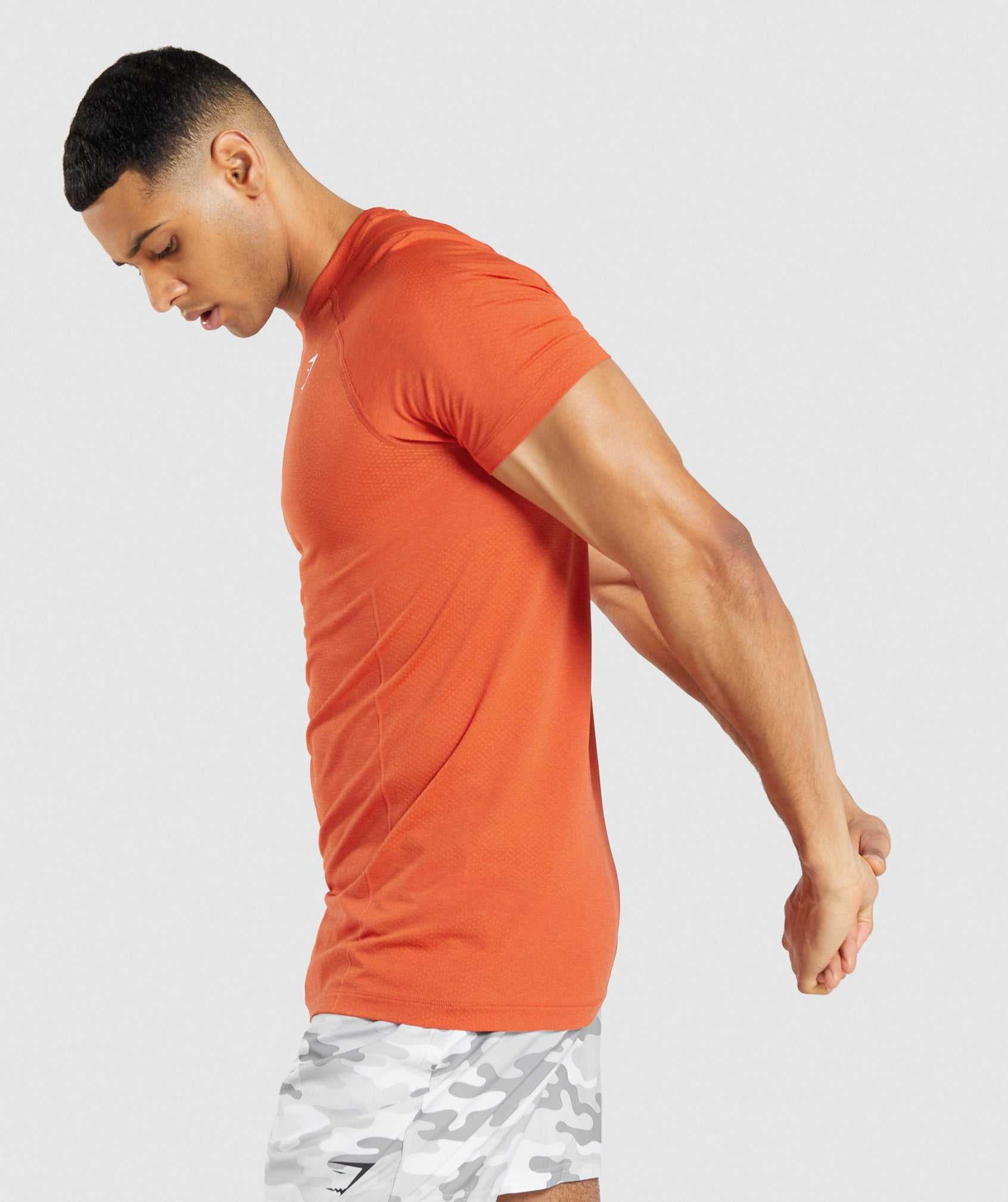 Gymshark Vital Light Seamless T-shirts Oranje | DNHL24653