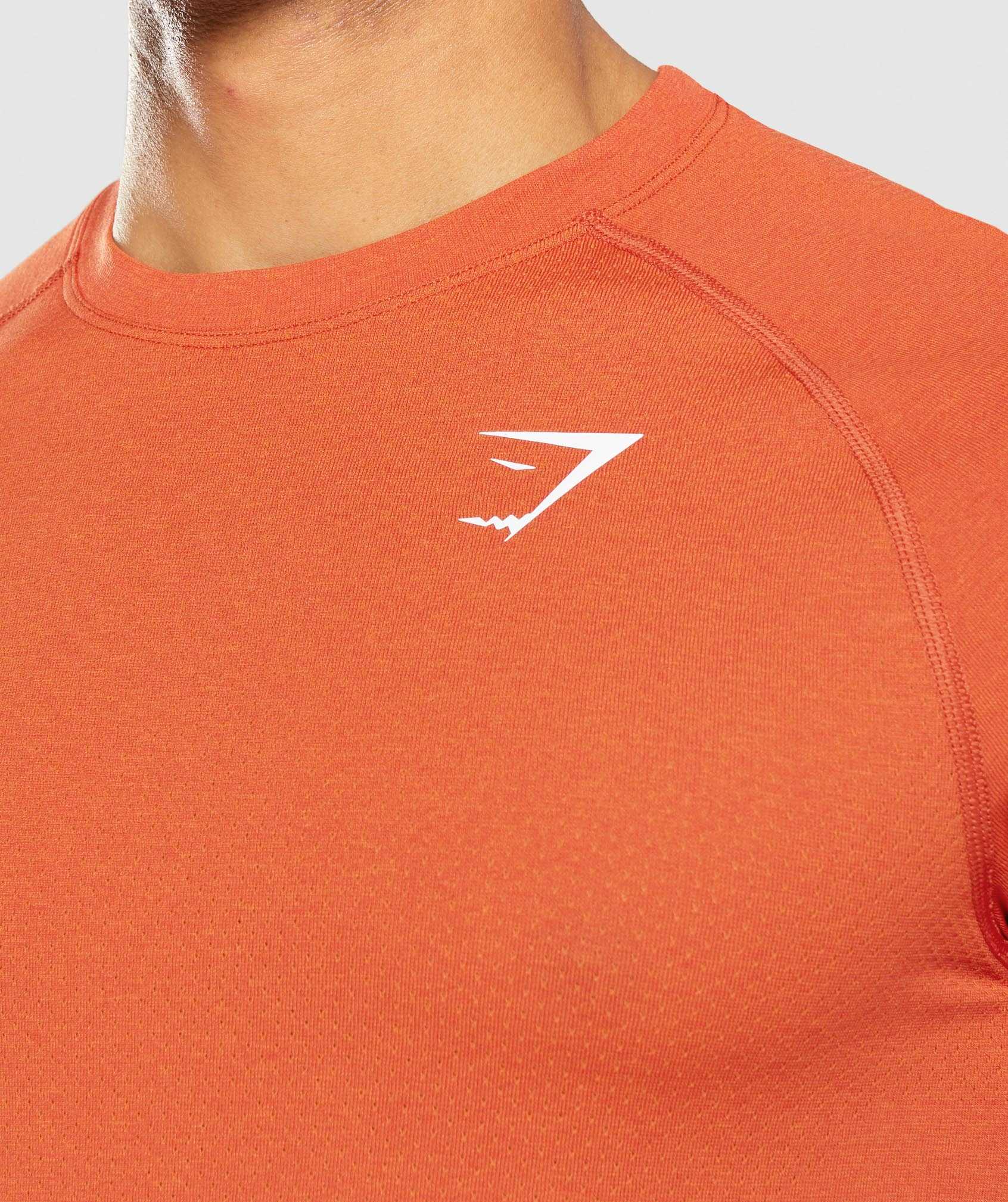 Gymshark Vital Light Seamless T-shirts Oranje | DNHL24653