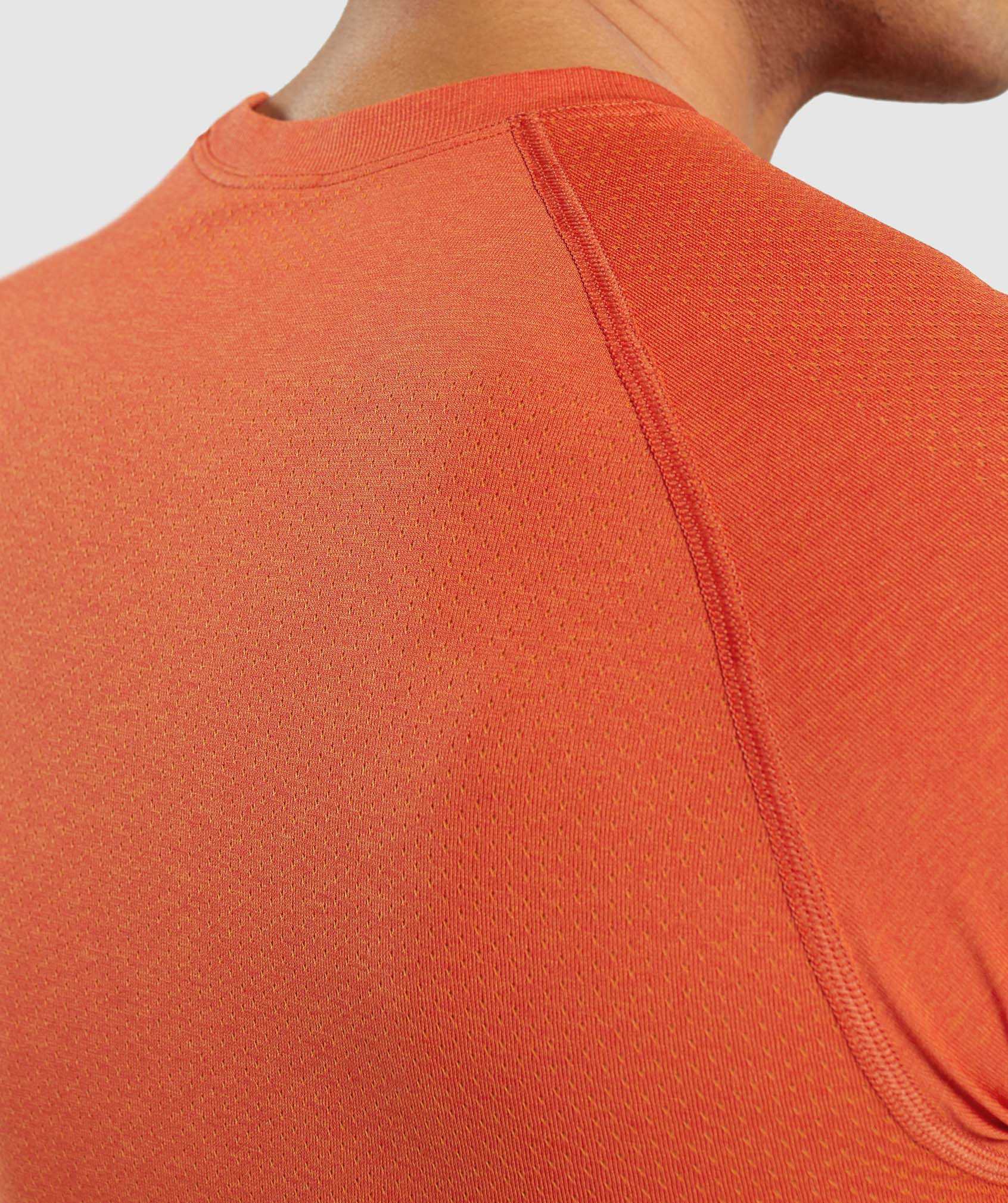 Gymshark Vital Light Seamless T-shirts Oranje | DNHL24653