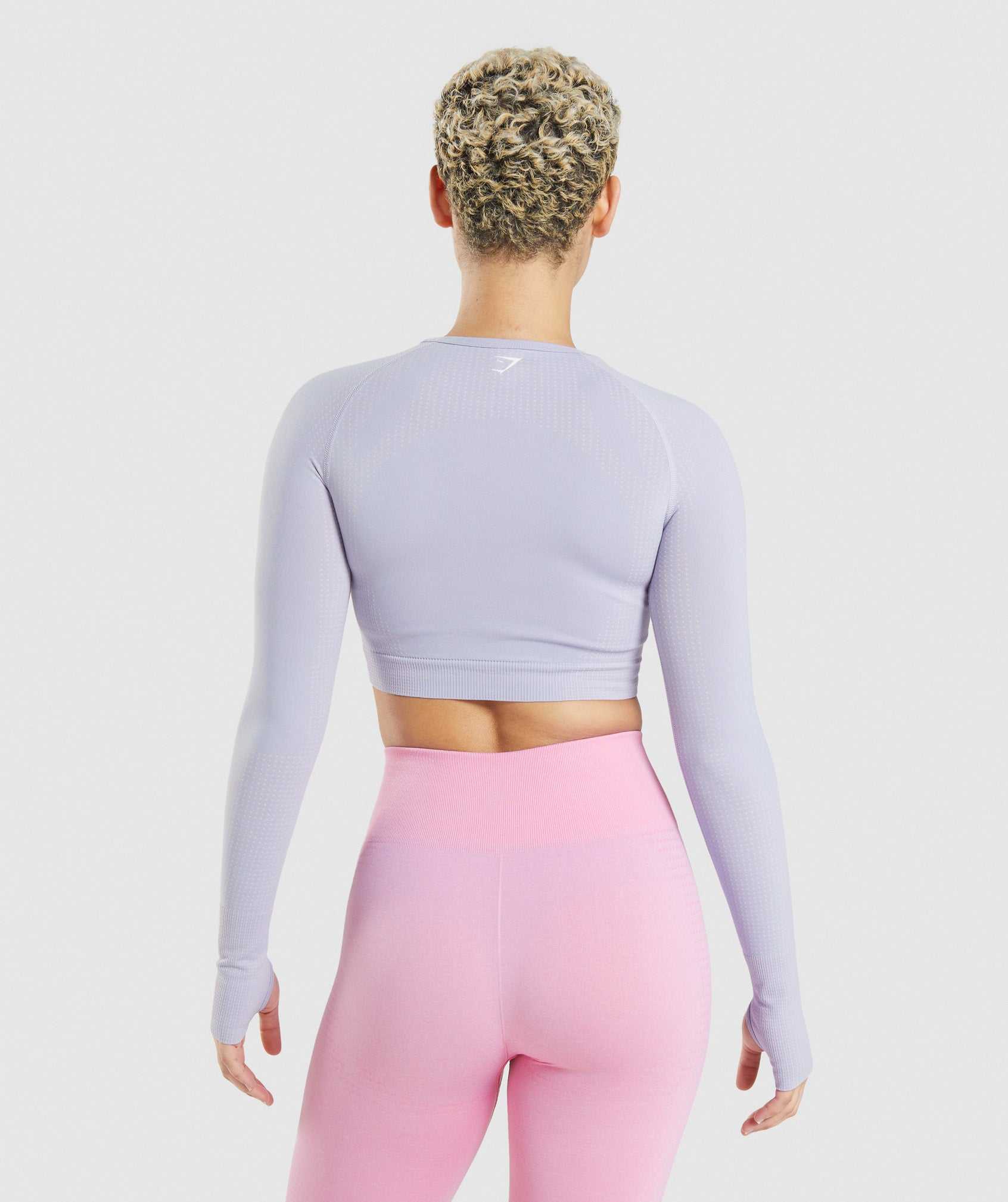 Gymshark Vital Seamless 2.0 Crop Topjes Blauw | PBDE67940