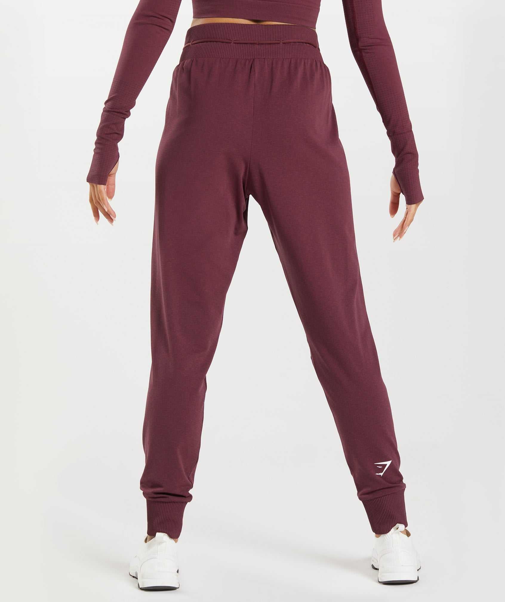 Gymshark Vital Seamless 2.0 Joggingbroeken Bordeaux | NEQS30971