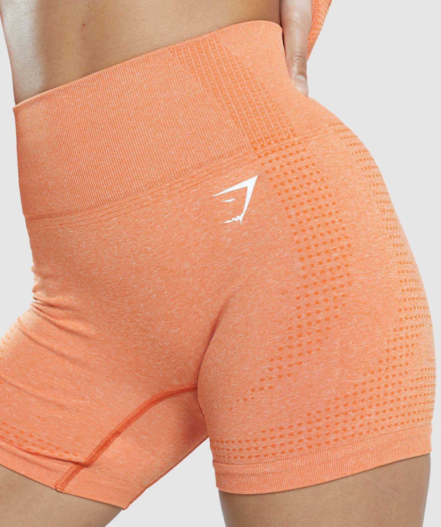 Gymshark Vital Seamless 2.0 Korte Broek Abrikoos Oranje | IJVC18407