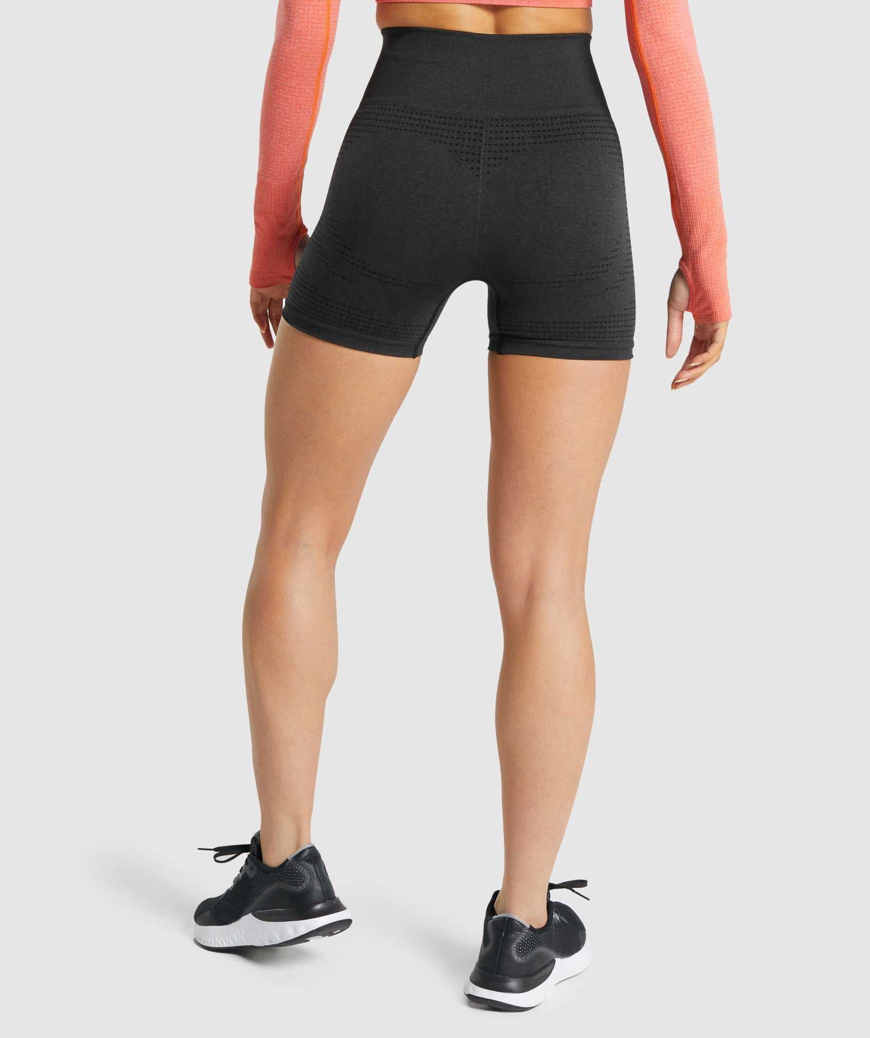 Gymshark Vital Seamless 2.0 Korte Broek Zwart | SFIC97104