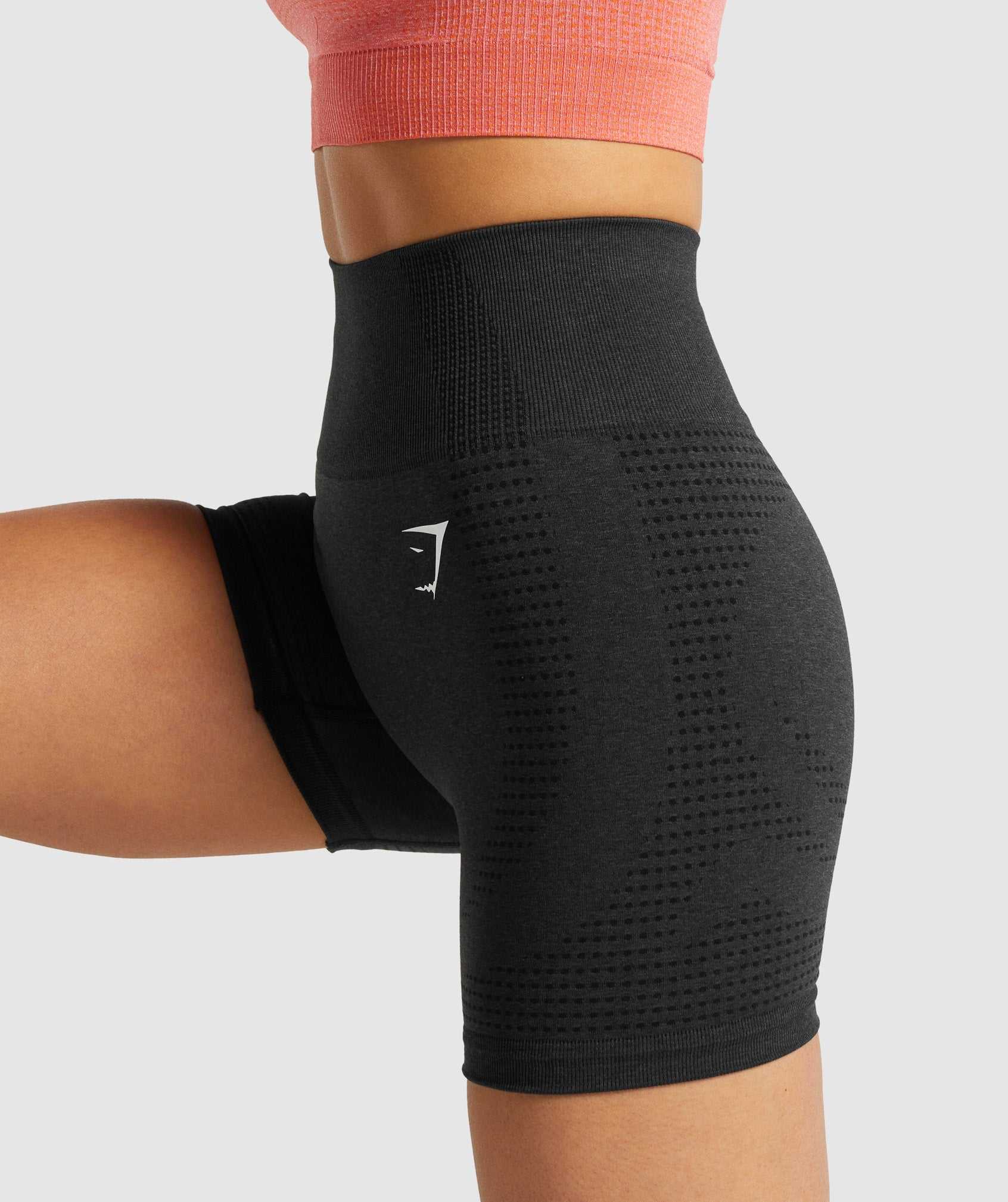 Gymshark Vital Seamless 2.0 Korte Broek Zwart | SFIC97104