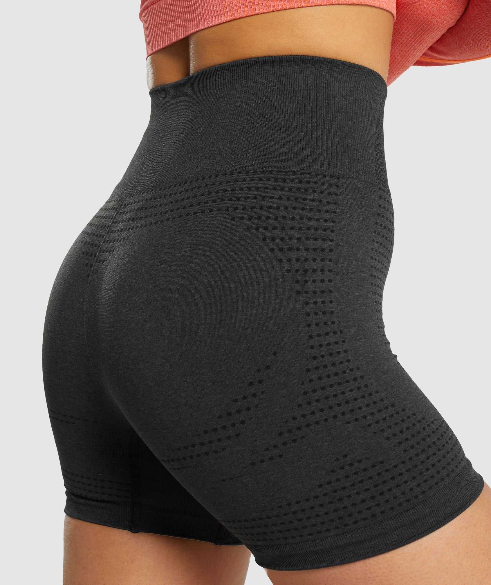 Gymshark Vital Seamless 2.0 Korte Broek Zwart | SFIC97104