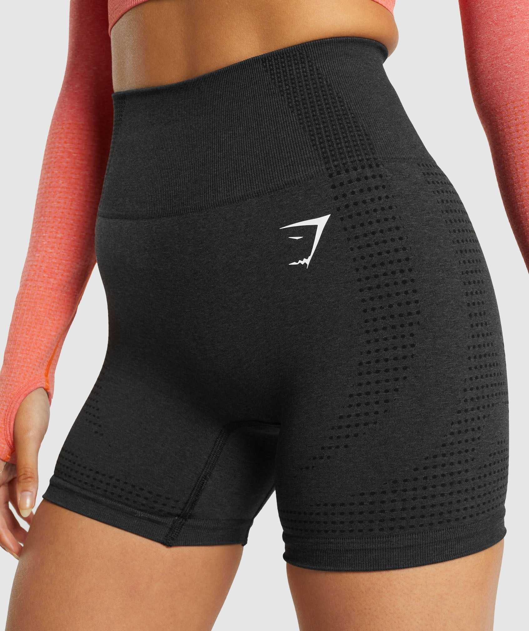 Gymshark Vital Seamless 2.0 Korte Broek Zwart | SFIC97104