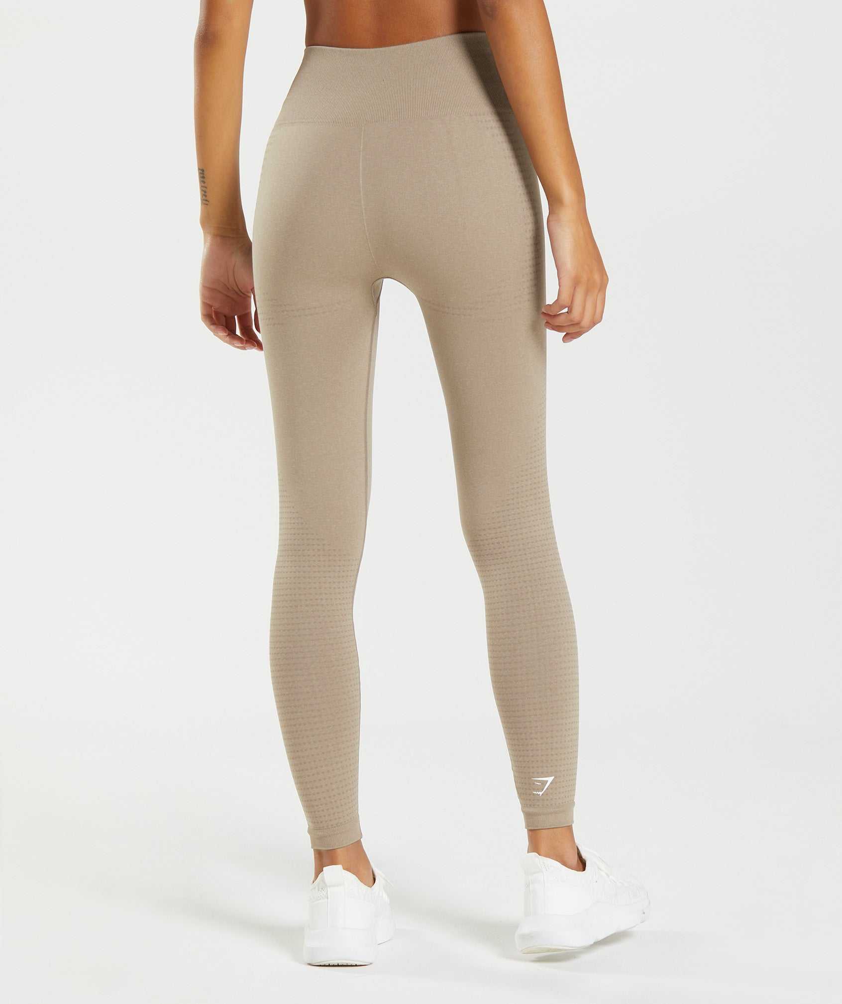 Gymshark Vital Seamless 2.0 Leggings Lichtgeel Bruin | JVCL38405