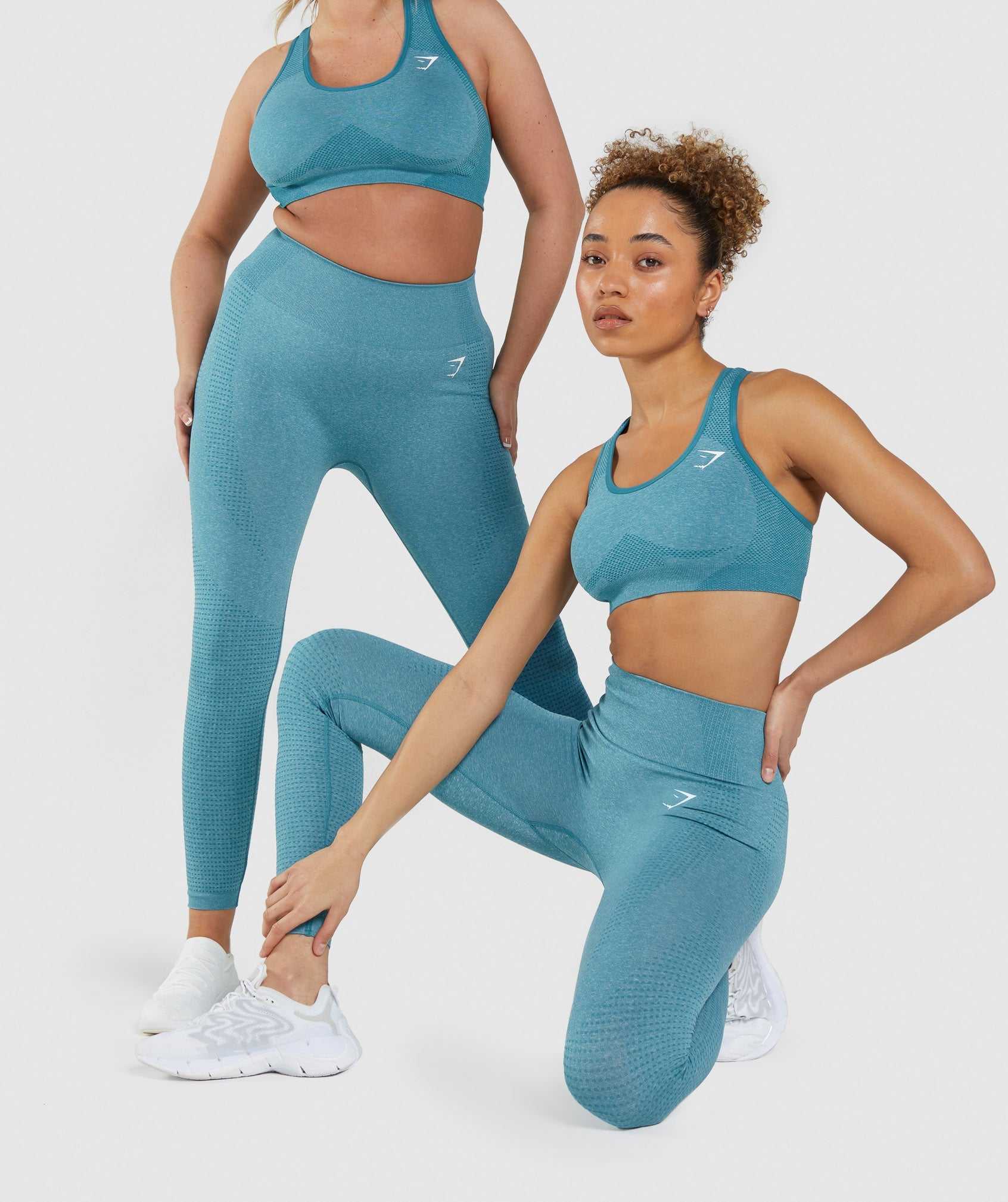 Gymshark Vital Seamless 2.0 Leggings Turquoise | SWPX71254