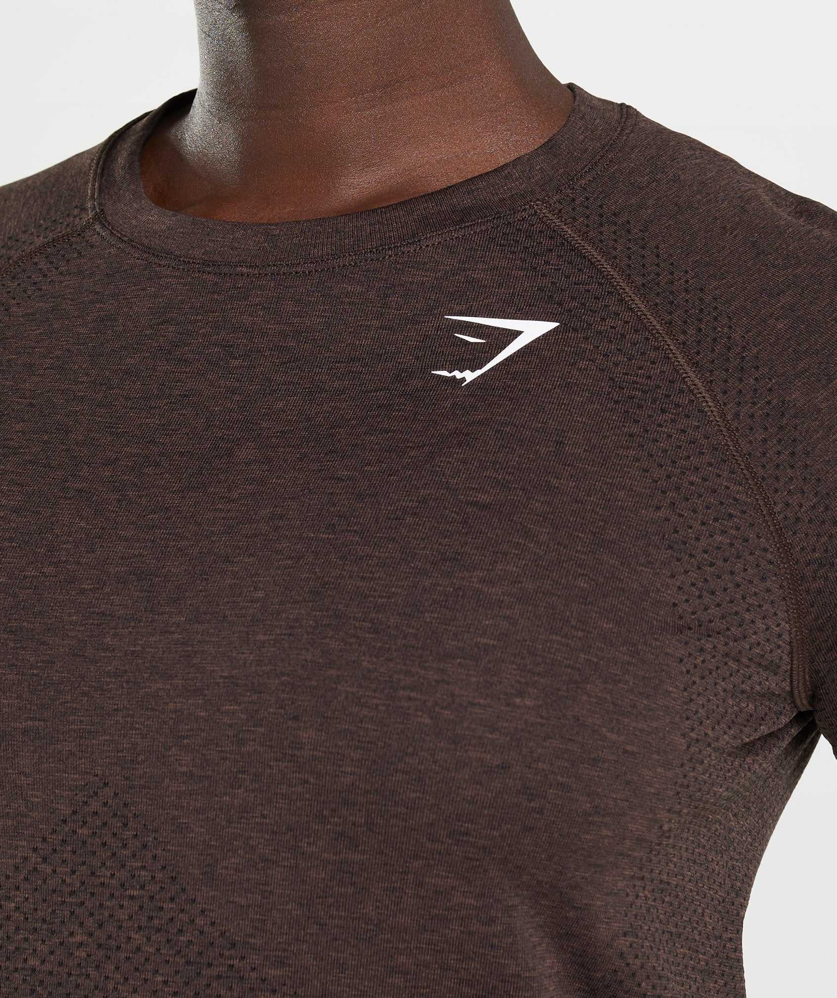 Gymshark Vital Seamless 2.0 Light T-shirts Roze Bruin | BORS43016