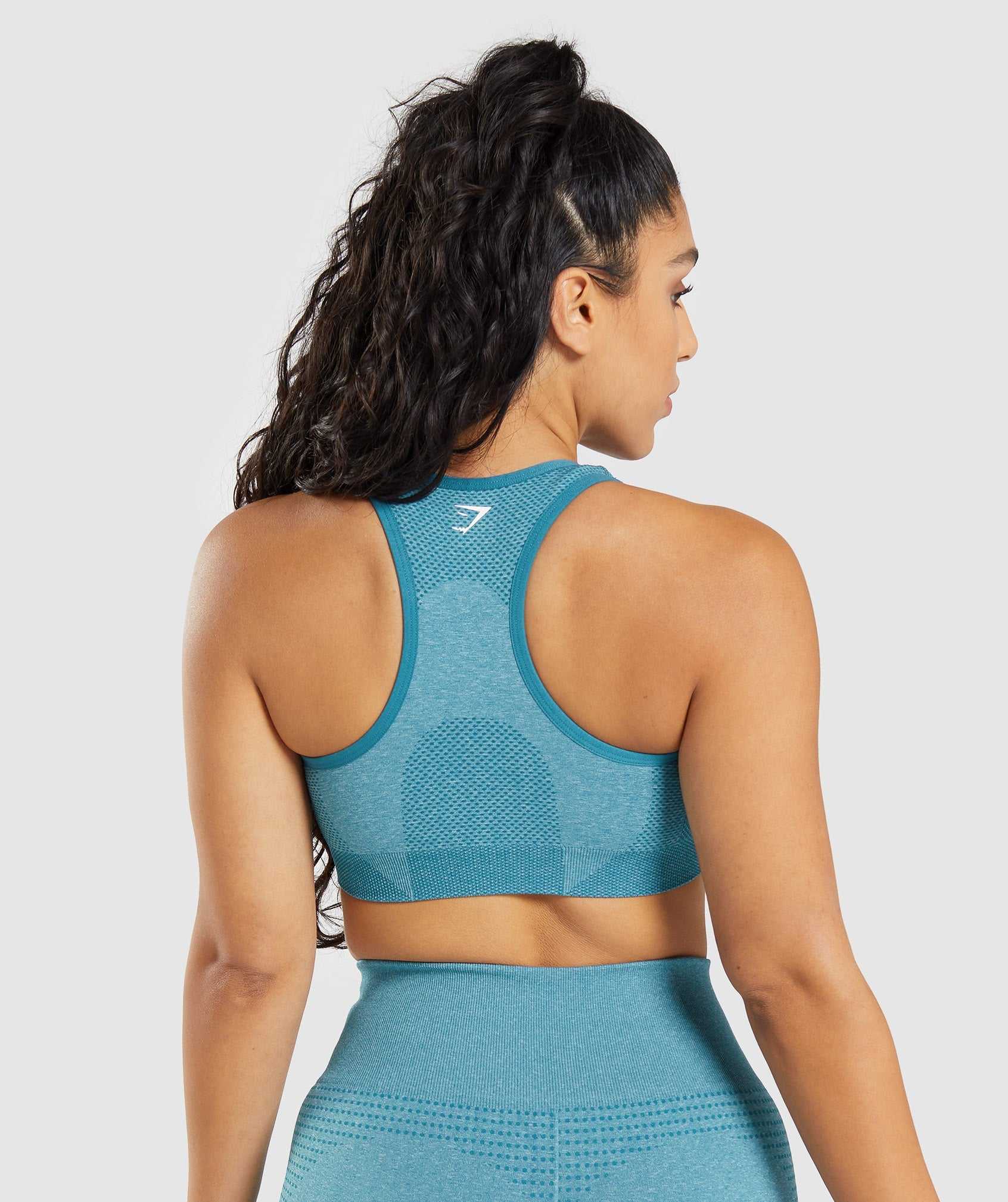 Gymshark Vital Seamless 2.0 Sport Bh Turquoise | GCKY48195