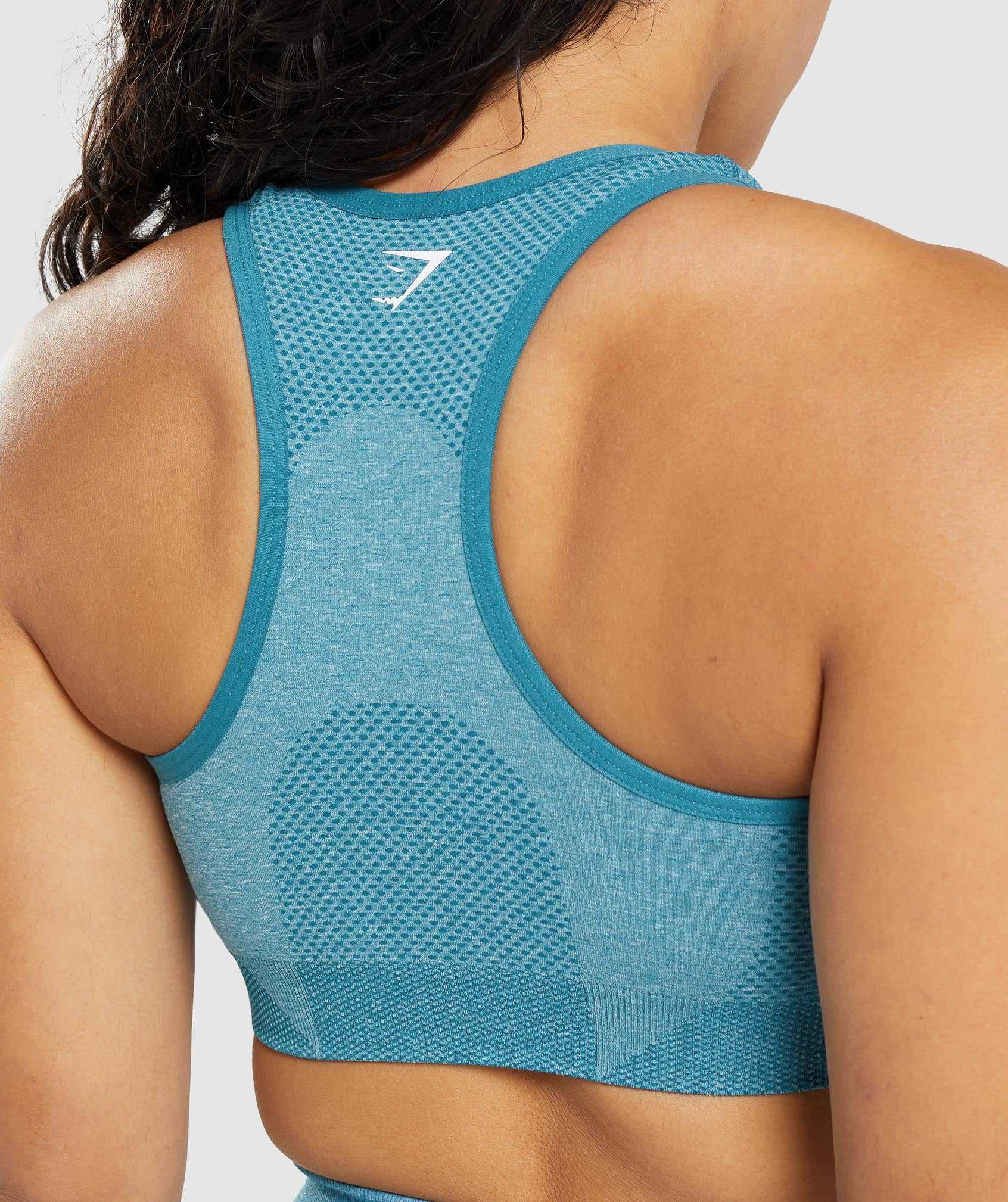 Gymshark Vital Seamless 2.0 Sport Bh Turquoise | GCKY48195