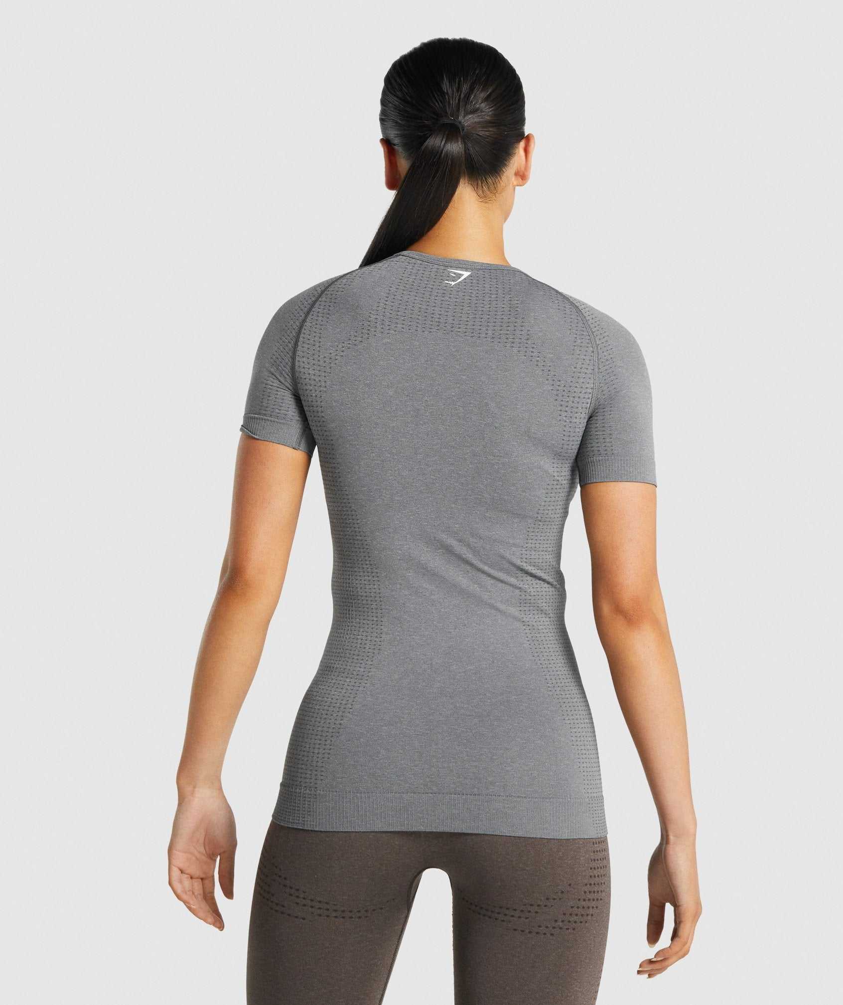 Gymshark Vital Seamless 2.0 T-shirts Grijs | LNSW25489