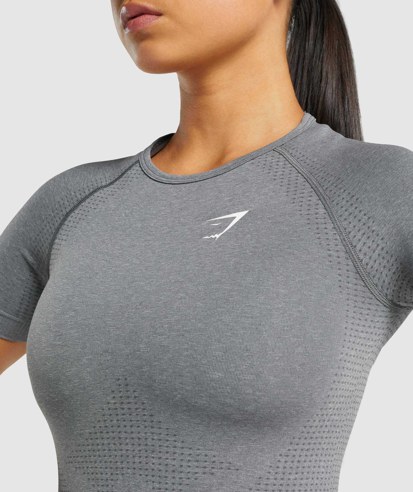 Gymshark Vital Seamless 2.0 T-shirts Grijs | LNSW25489