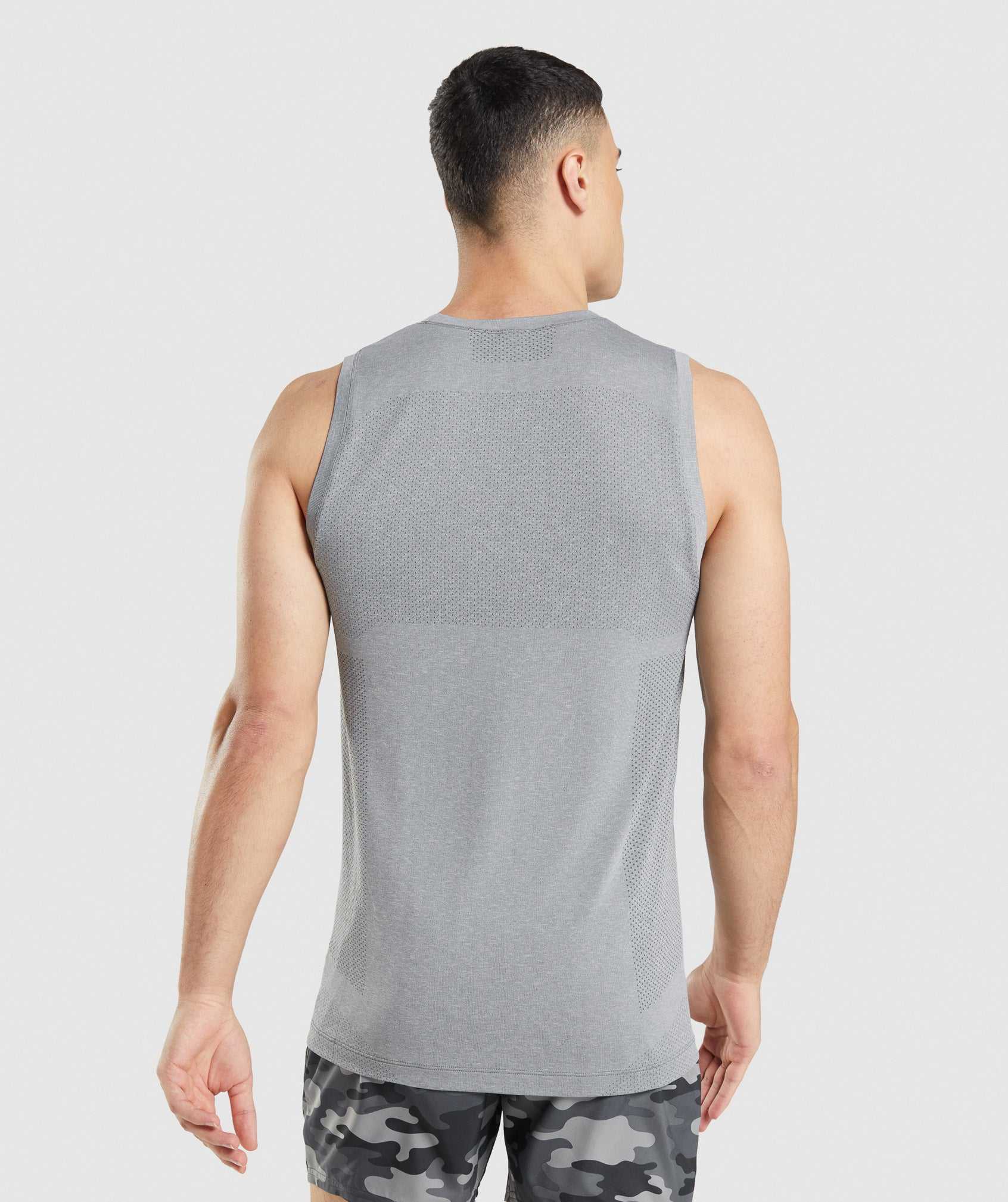 Gymshark Vital Seamless Light Tanktop Grijs | REXO81596