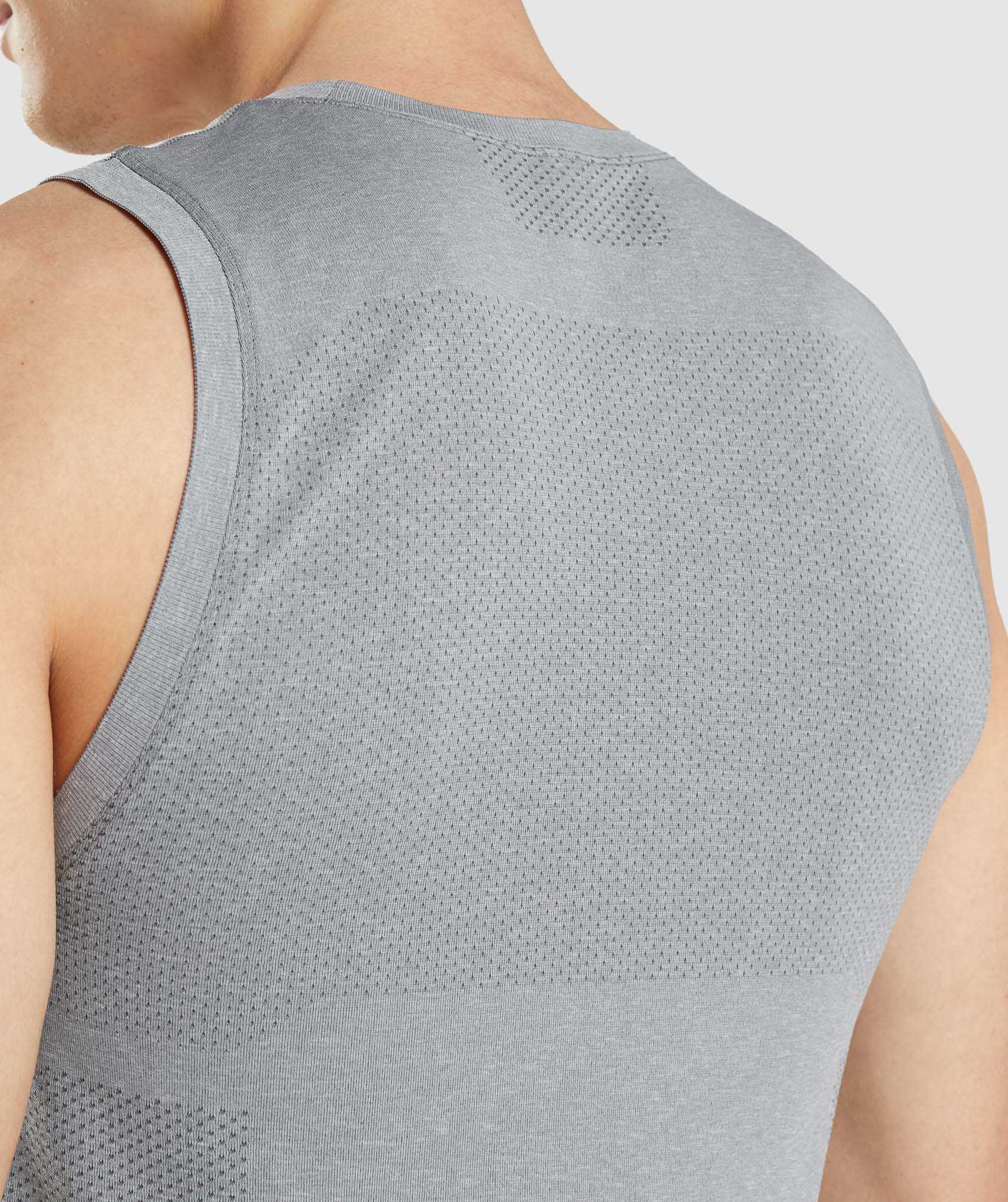 Gymshark Vital Seamless Light Tanktop Grijs | REXO81596