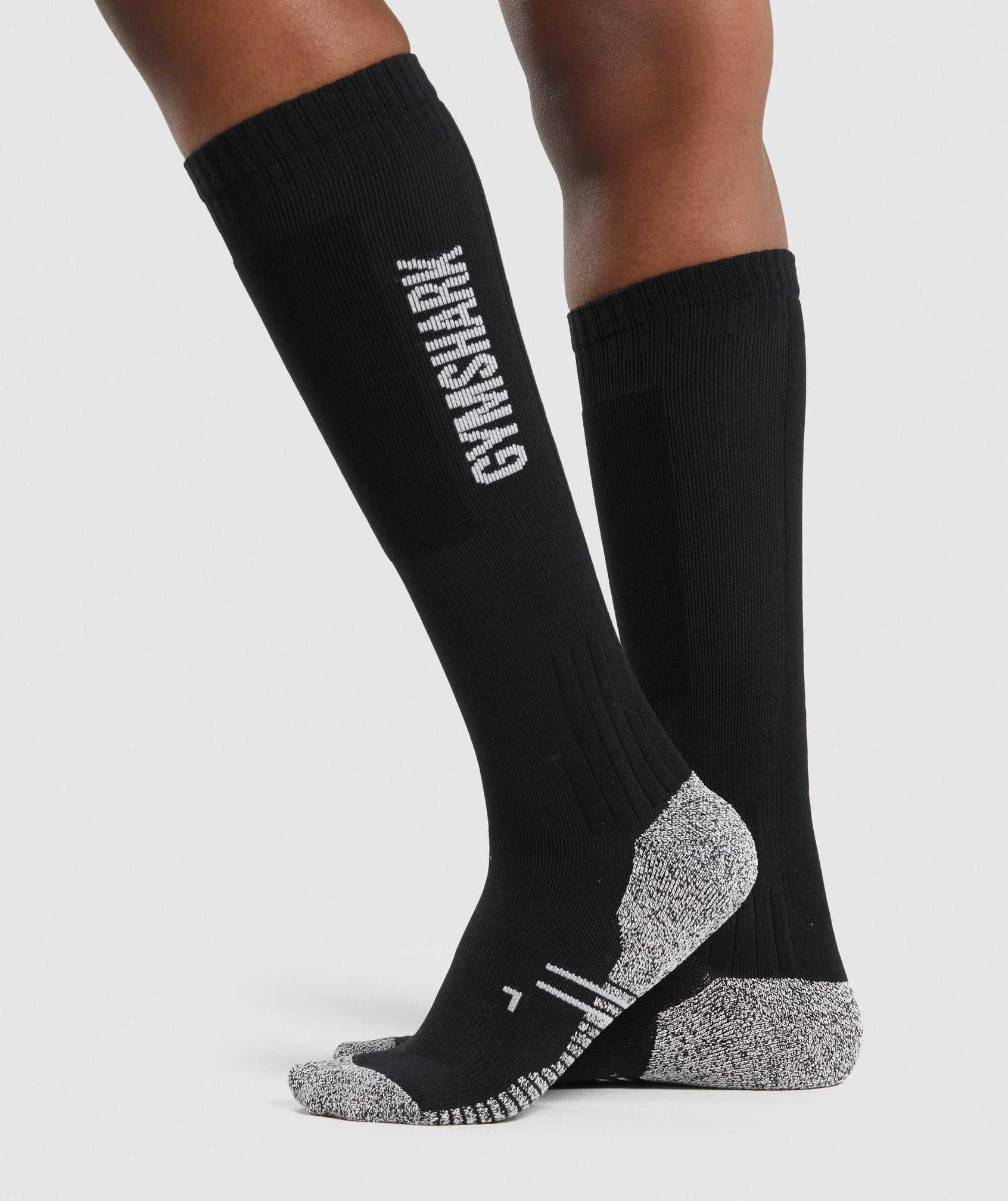 Gymshark Weightlifting Socks Accessoires Zwart | BPFZ60184