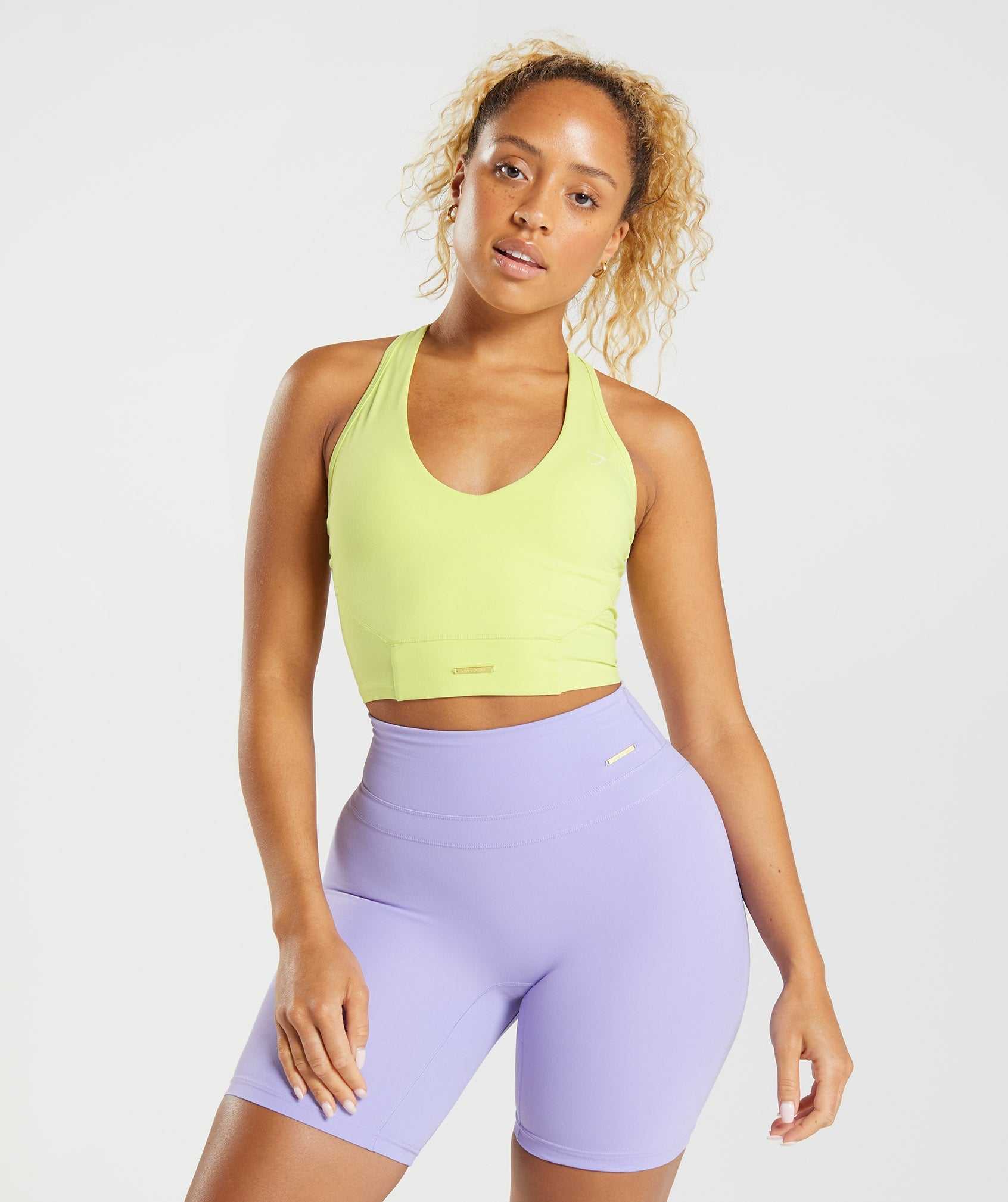 Gymshark Whitney Crop Tanktop Groen | PNIZ90218