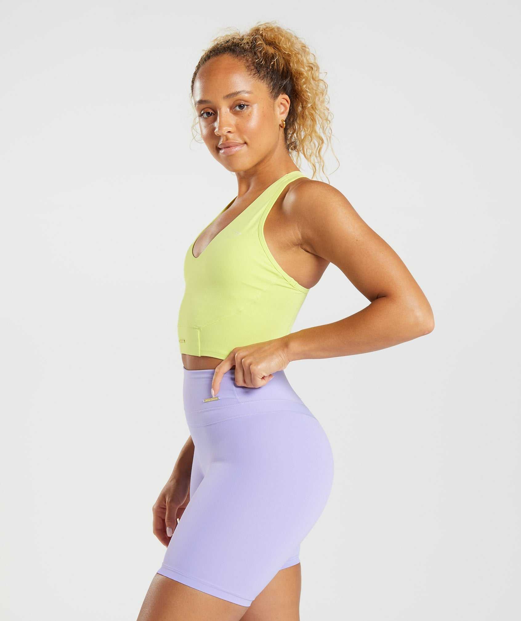 Gymshark Whitney Crop Topjes Groen | KSRF34925