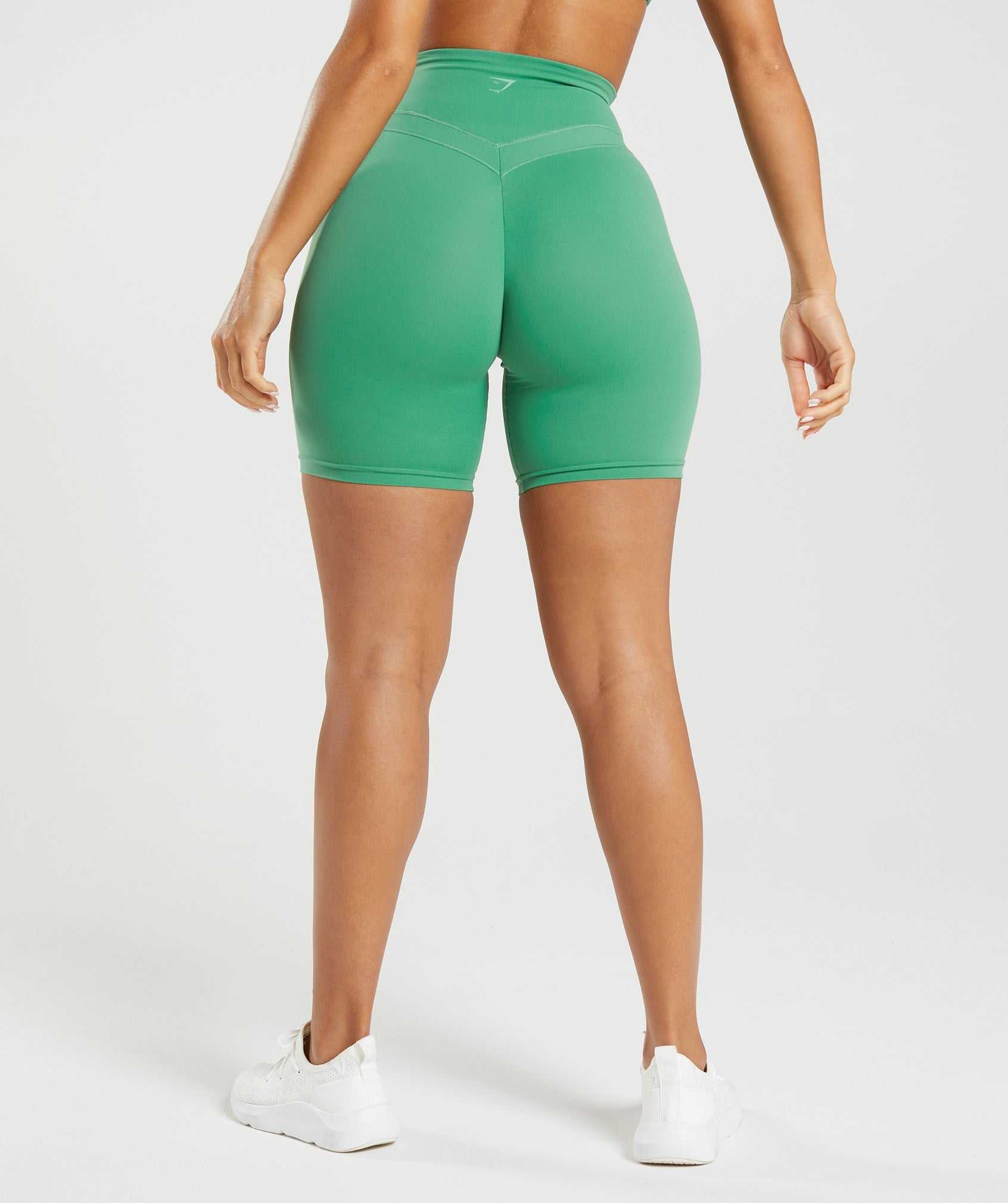 Gymshark Whitney Cycling Korte Broek Groen | IMEG29083