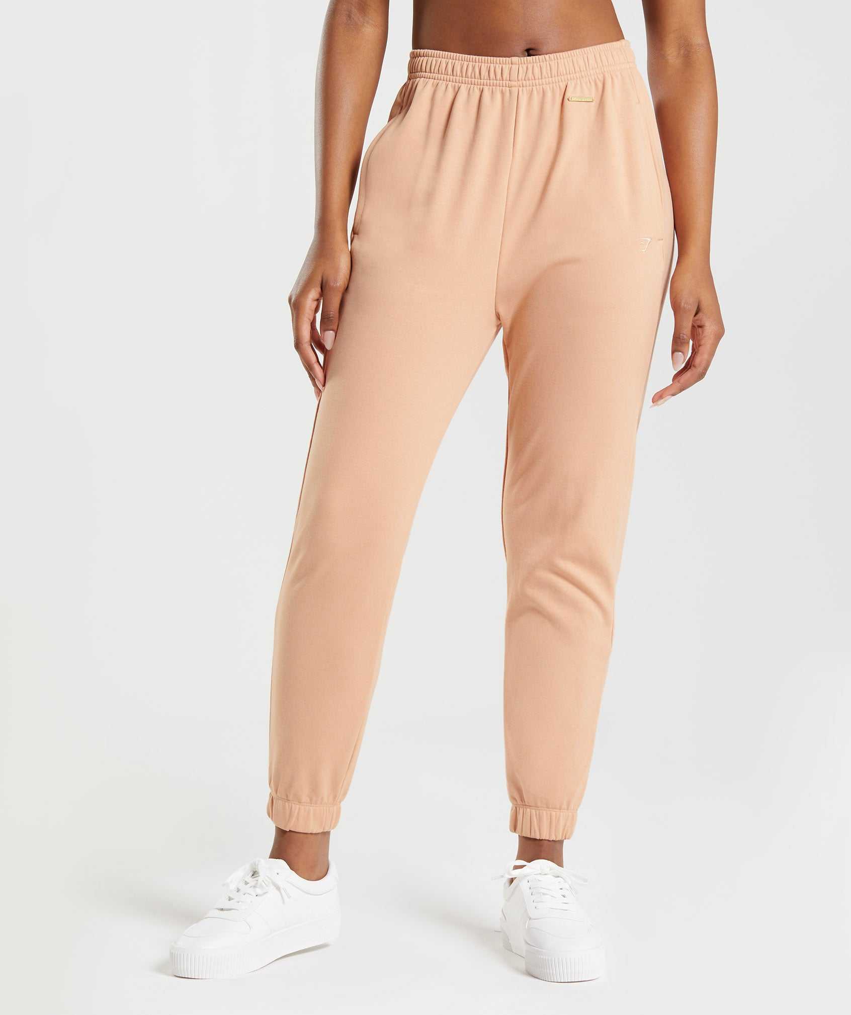 Gymshark Whitney Loose Joggingbroeken Beige | KDUA42356