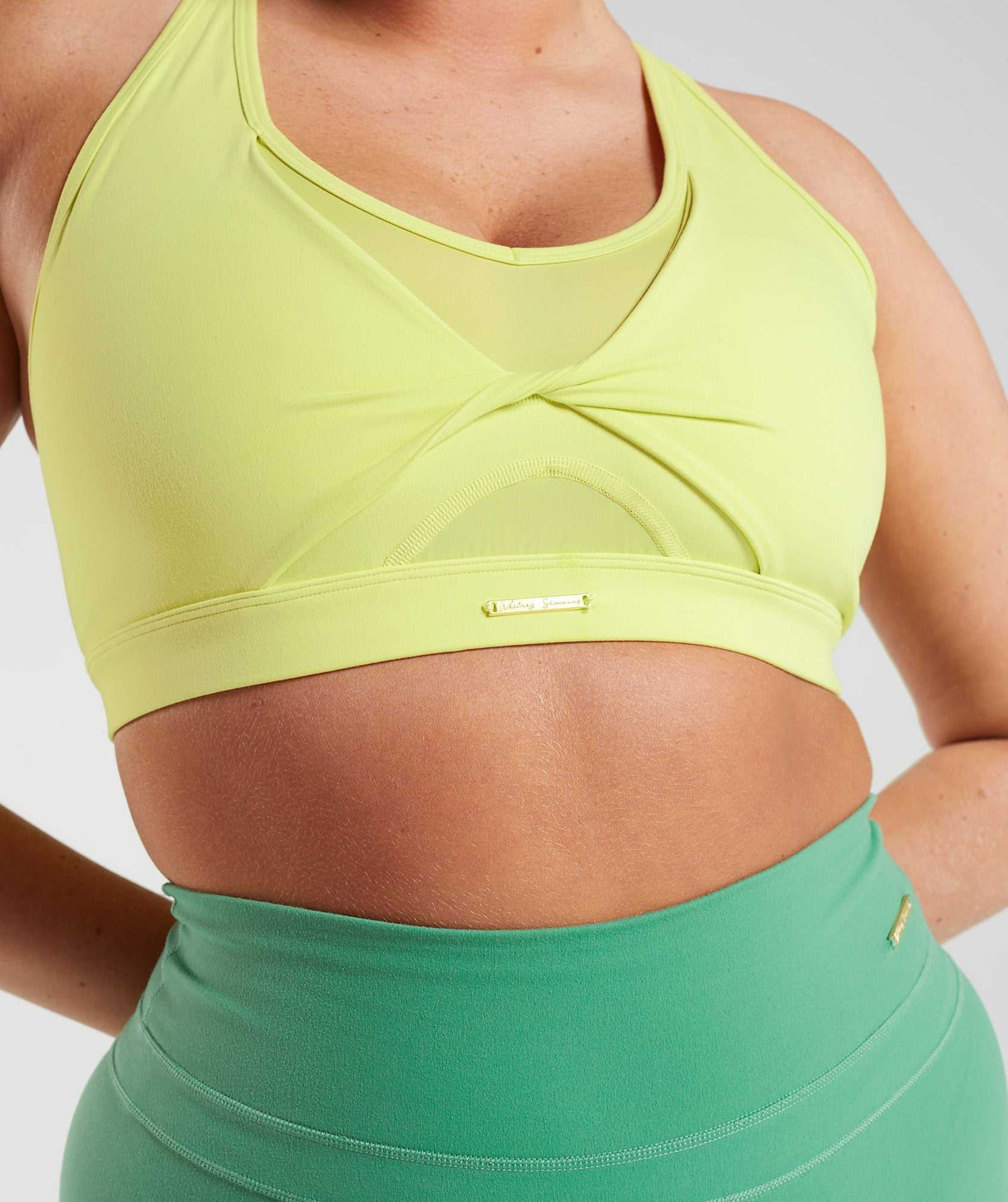 Gymshark Whitney Mesh Sport Bh Groen | JRBG39146