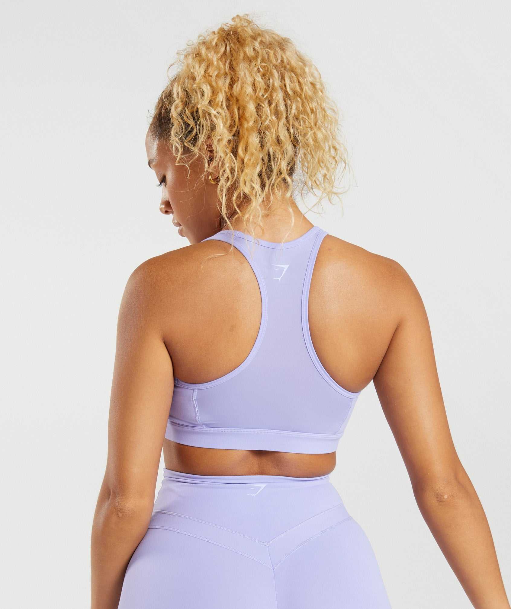 Gymshark Whitney Mesh Sport Bh Paars | YPMC59467