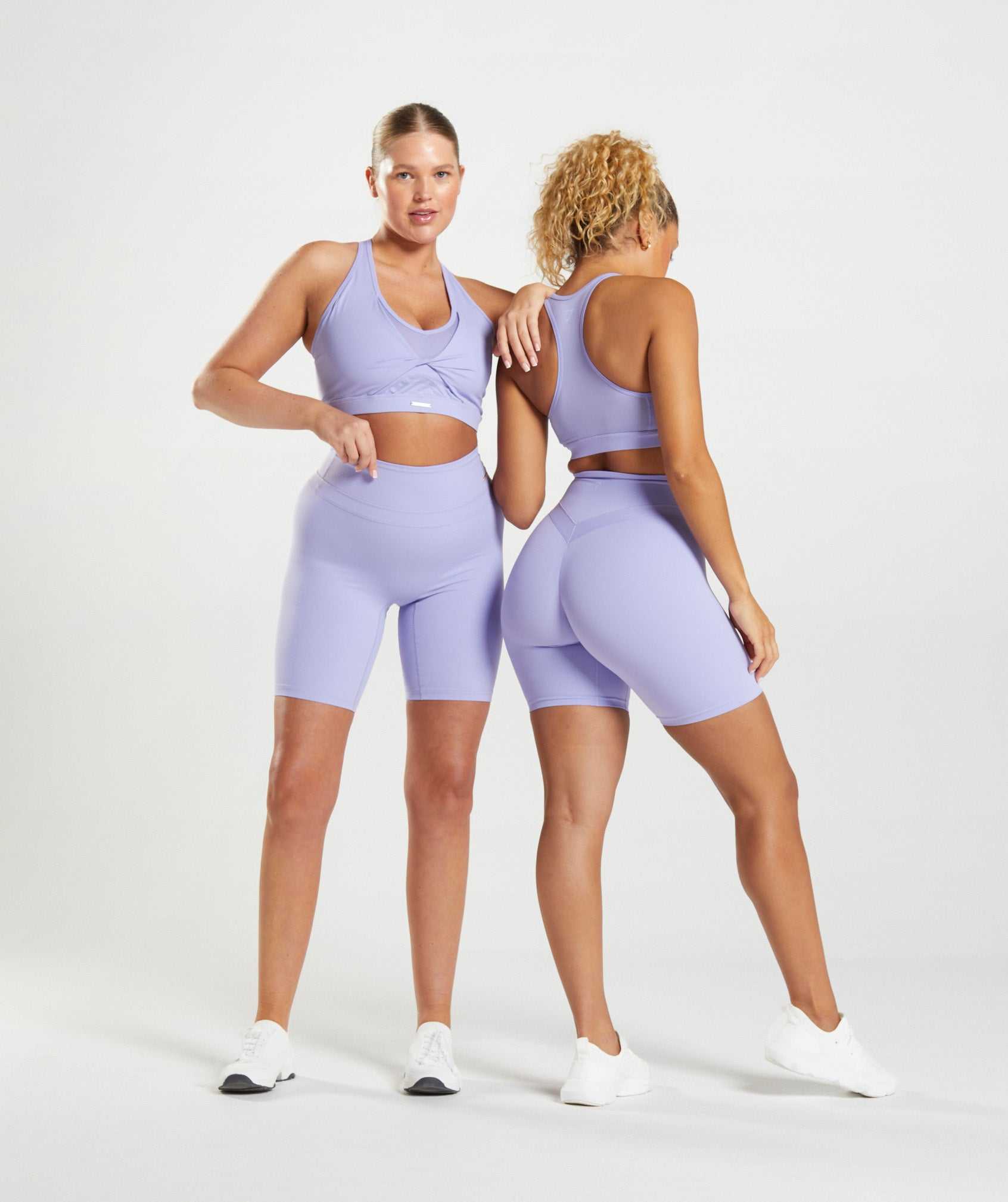 Gymshark Whitney Mesh Sport Bh Paars | YPMC59467