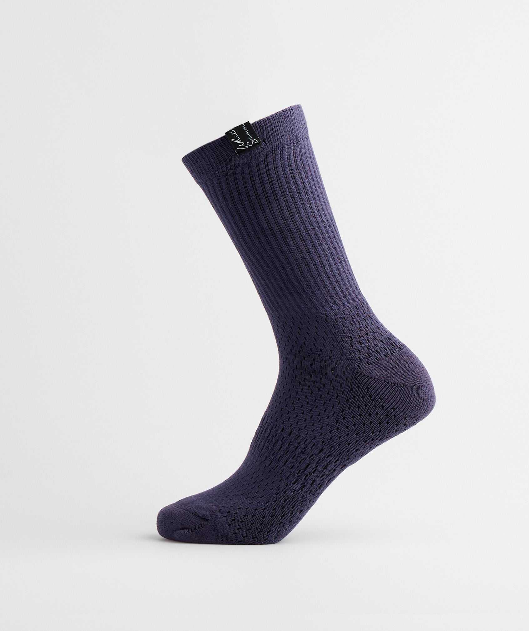 Gymshark Whitney Tab Crew Socks 1pk Accessoires Indigo Donkerblauw | IJSP21467